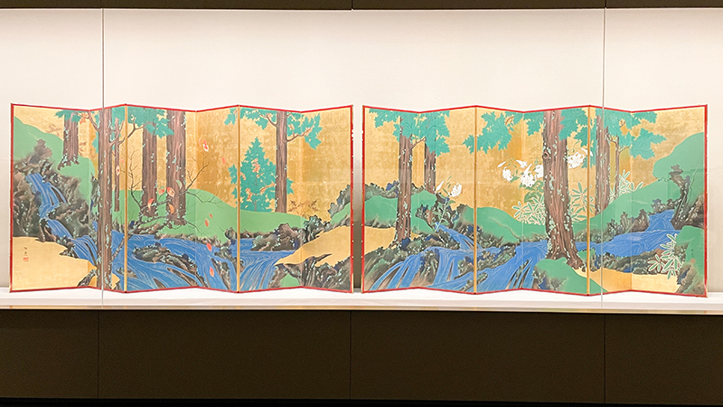 「夏秋渓流図屏風」の誕生の秘密に迫る。根津美術館で12月19日まで開催