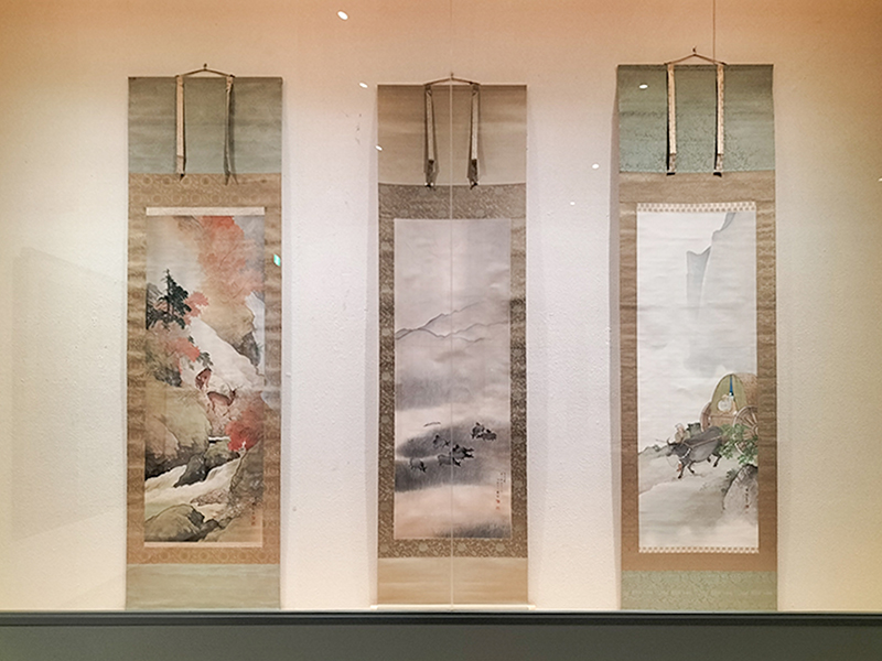 旧家から～ 15-1◆ 池上秀畝【 真作保証 】花鳥 まくり 絹本 絵画 掛軸 古美術 日本画 池上秀畝の屏風｜開運！なんでも鑑定団｜テレビ東京