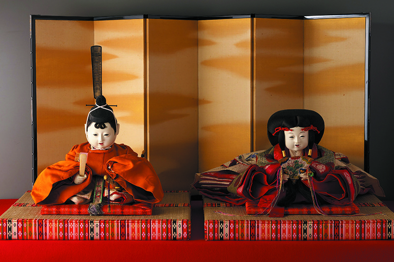 おひなさまと浮世絵の源氏絵 　岩﨑夫人が愛した品々