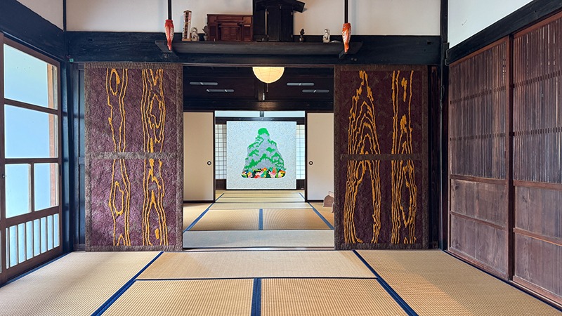 富士山と伊豆大仁の生活に根付く城山。二つの山の絵を紹介【知半庵】