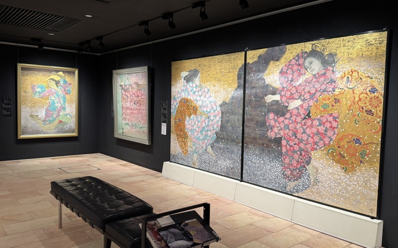 押元一敏と染谷香理、日本画家の競演【郷さくら美術館】