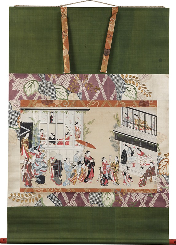 表装　―肉筆浮世絵を彩る