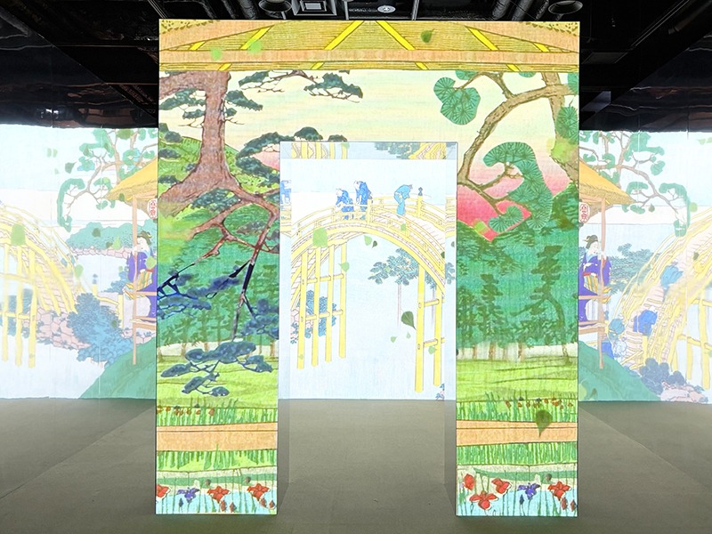「浮世絵」がデジタルアートに！関西初のイマーシブ展【グランフロント大阪】