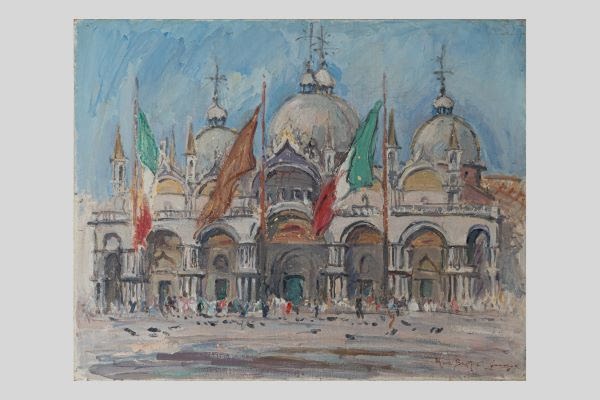 別府貫一郎が描いたイタリア